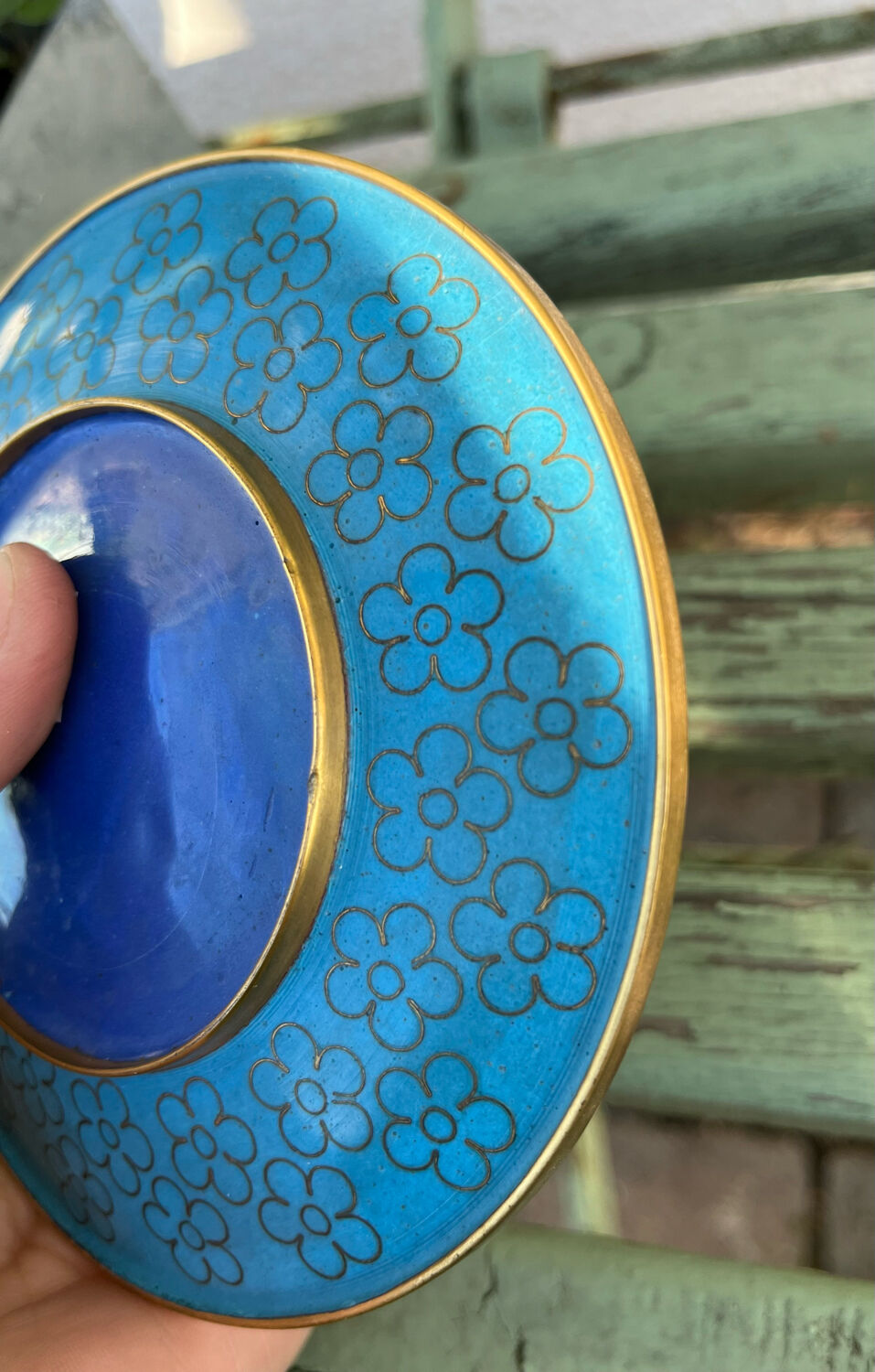 Cloisonné enamel cup