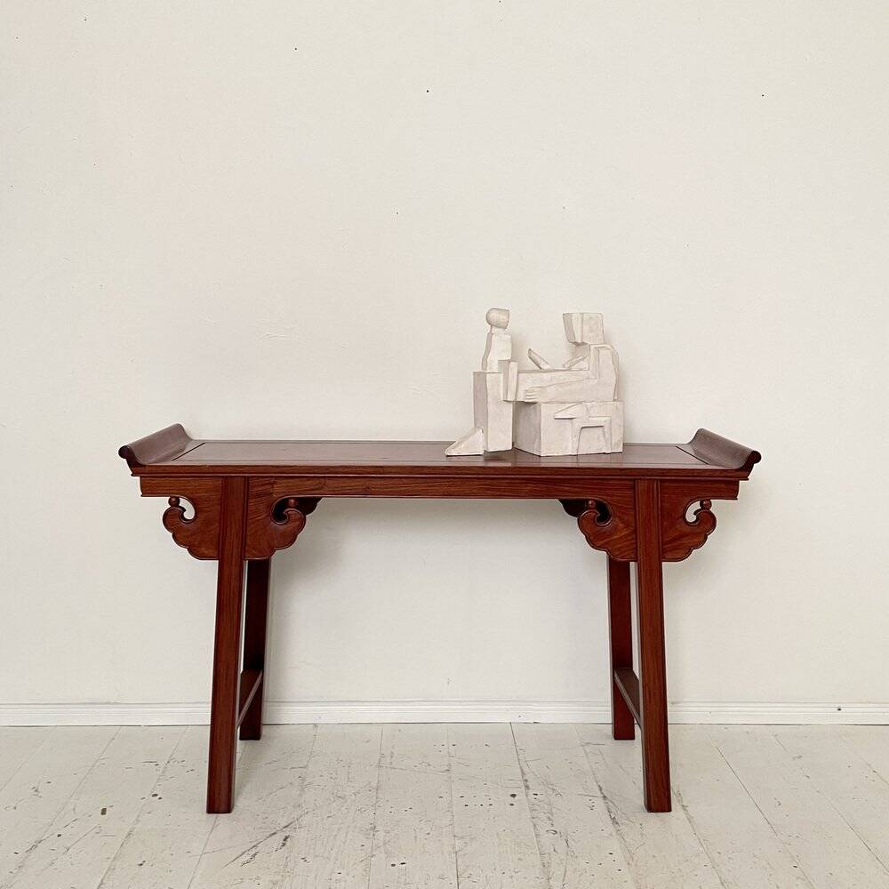 Chinese Console Table in Mahogany, 1940