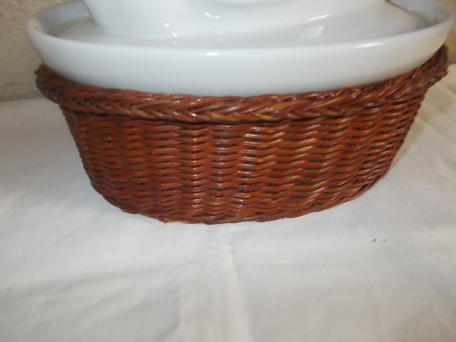 Terrine en faïence forme canard