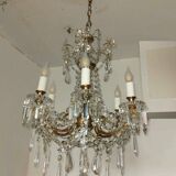 Large 19th century crystal chandelier