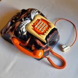 Téléphone tigre sérigraphié modèle unique