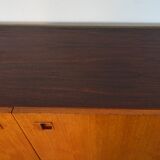 Scandinavian teak and metal sideboard