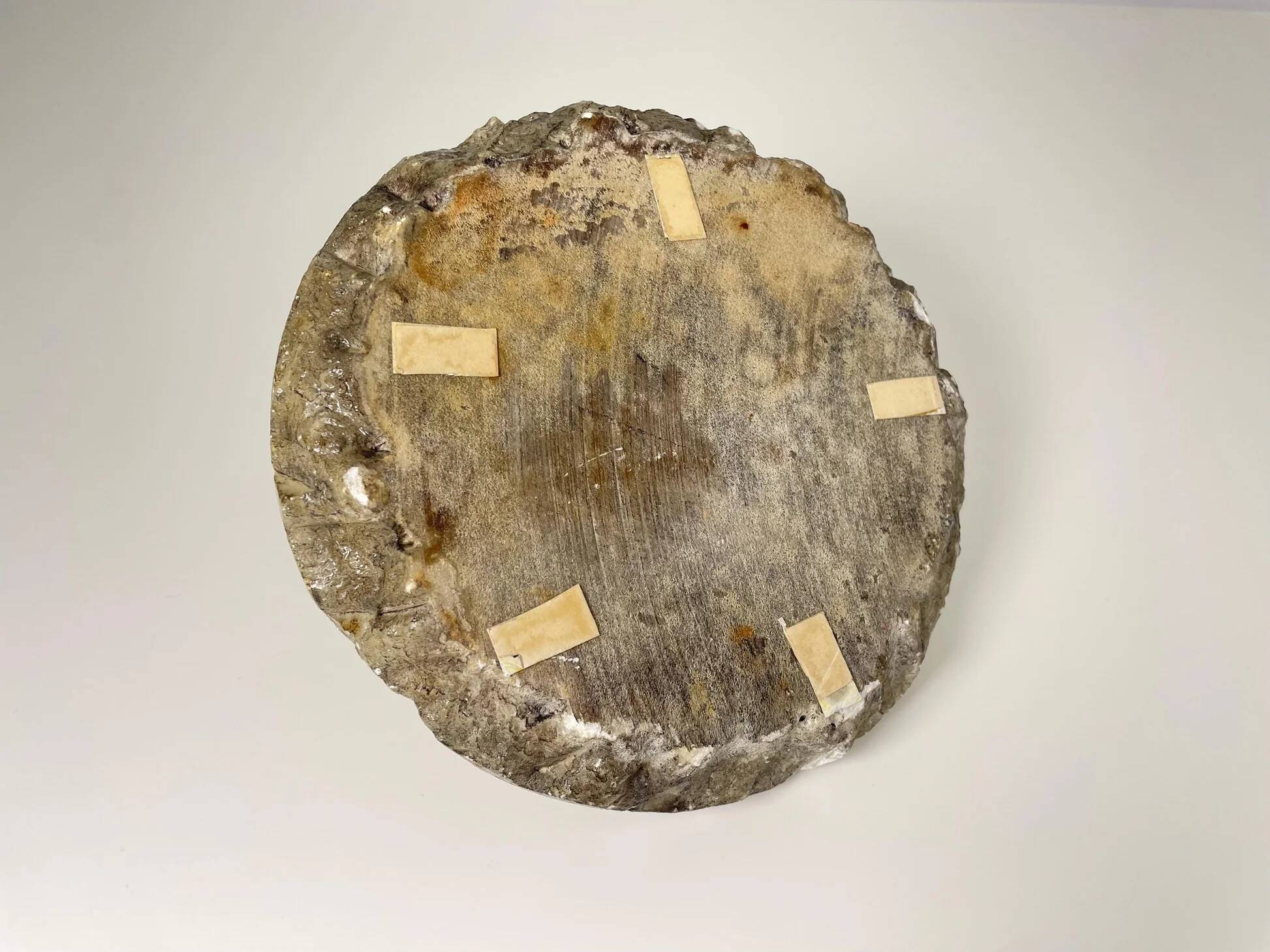 Hand carved alabaster elephant ashtray