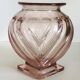 Art Deco glass vase Rosaline by Rudolf Schrötter for Inwald