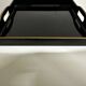 Vintage japanese lacquered wood tray - 29/29 cm