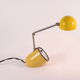 Space age yellow telescopic pill reading lamp by well-lite, honkong 1970s.