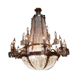 Chandelier with tassels