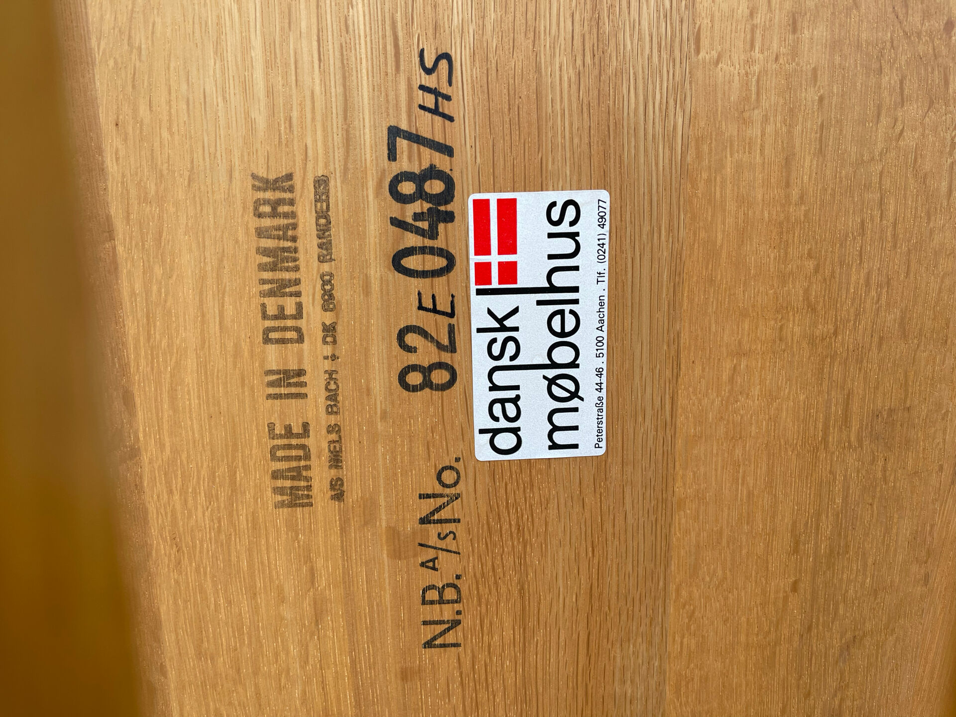 Coffee table (large model) Niels Bach Denmark 1970