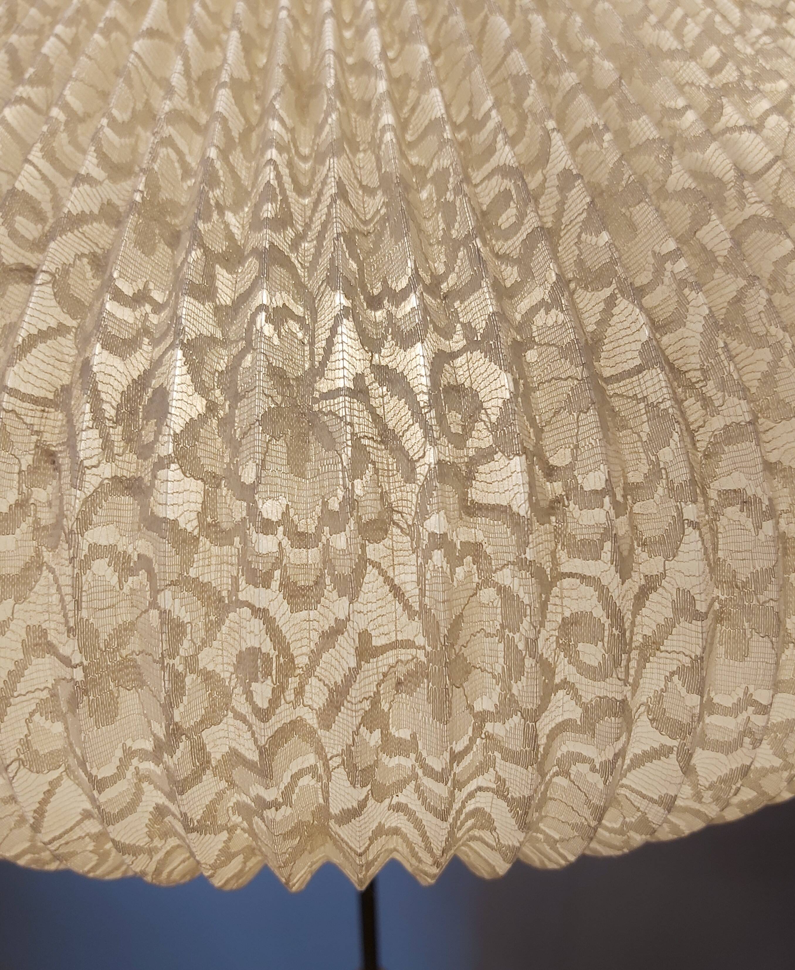 Lampadaire avec abat-jour style Rispal