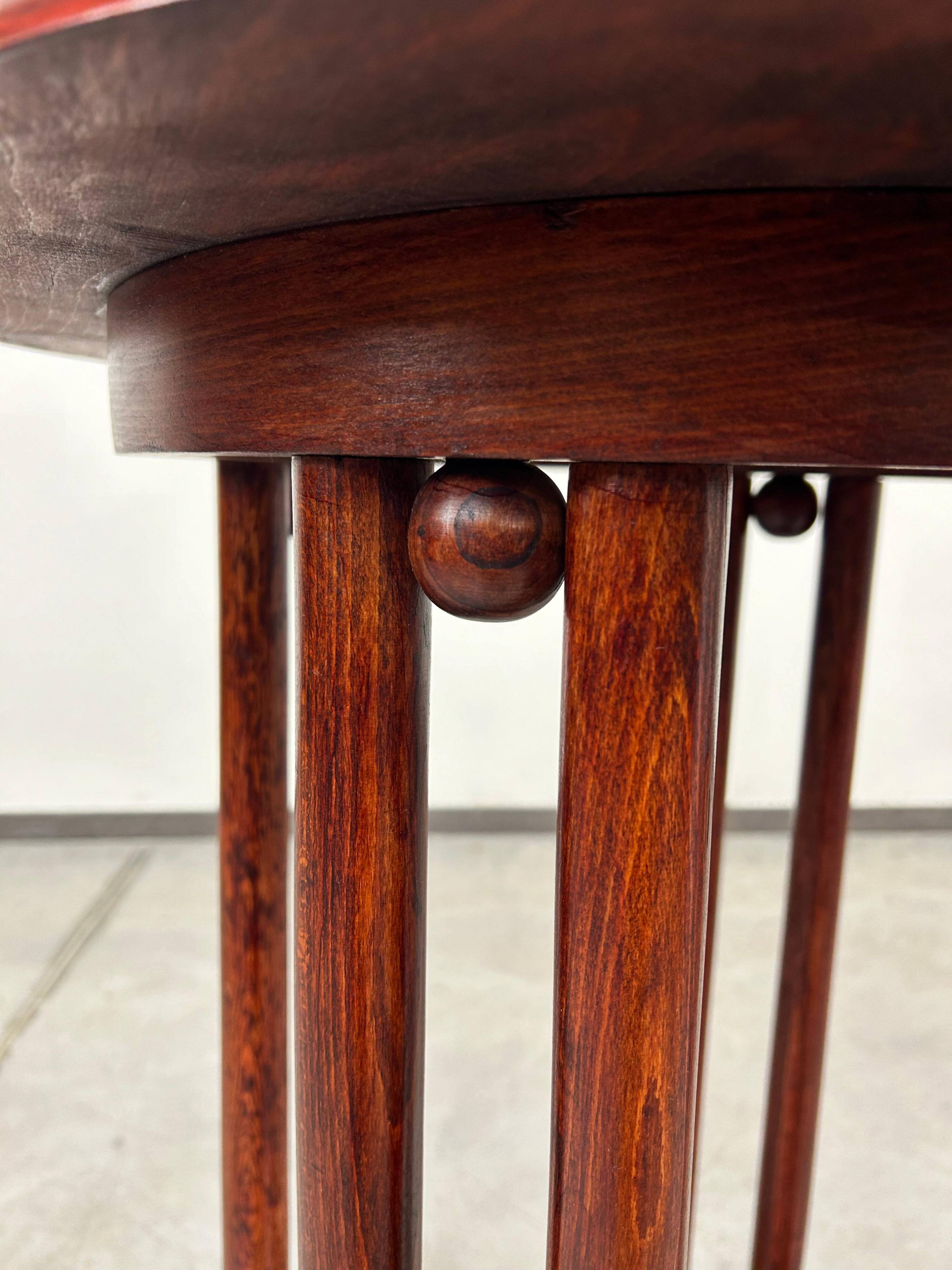 Fledermaus coffee table no. 406 by Josef Hoffmann for J&J Kohn