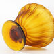 Art Deco Amber Glass Centerpiece Bowl-Circa 1930s