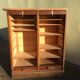 Armoire à rideaux double