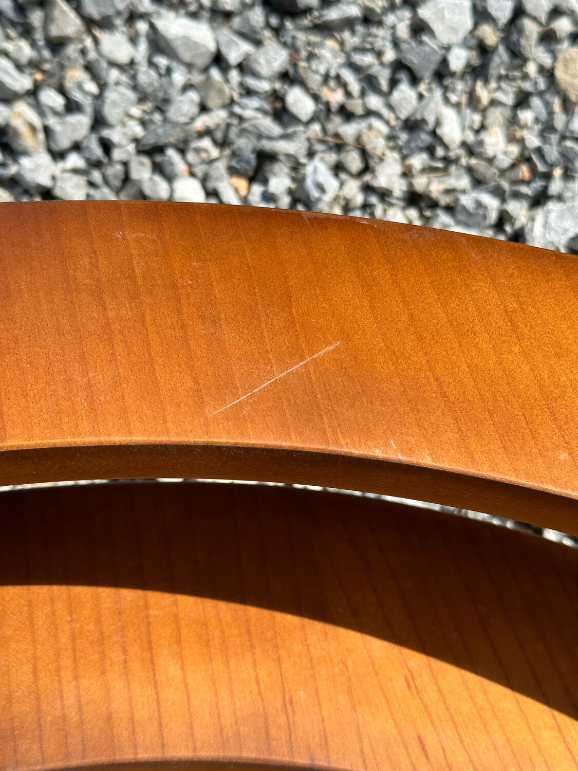 Designer coffee table, foot and circular top from the 60s