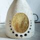 Accolay potter floor lamp in ceramic and resin circa 1960