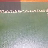 Green leather top desk