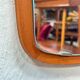 Vintage Rectangular Mirror, Teak, Sweden 1960's