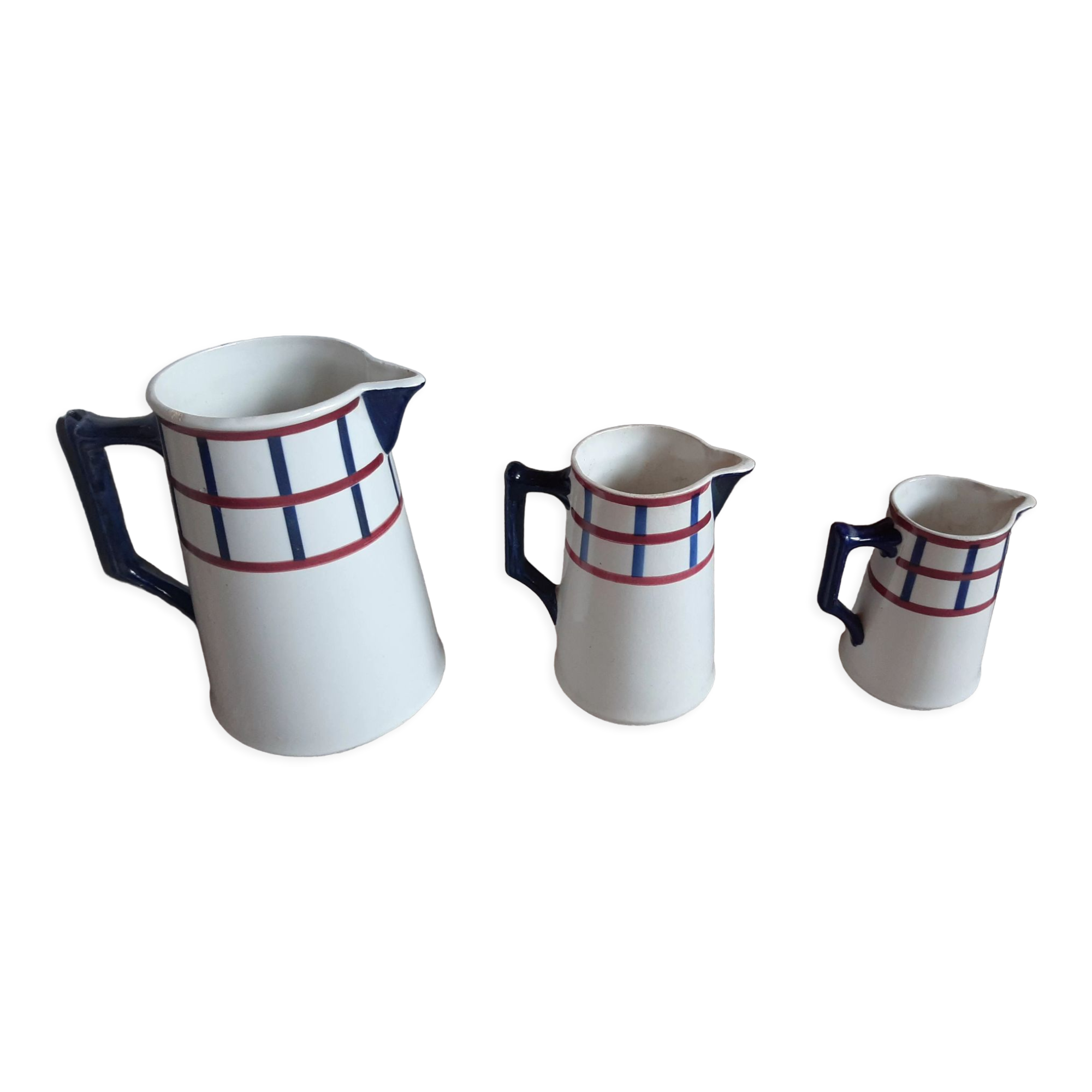Vintage HBCM Béarn Pitchers-lot of 3