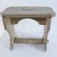 Small renovated solid wood bench