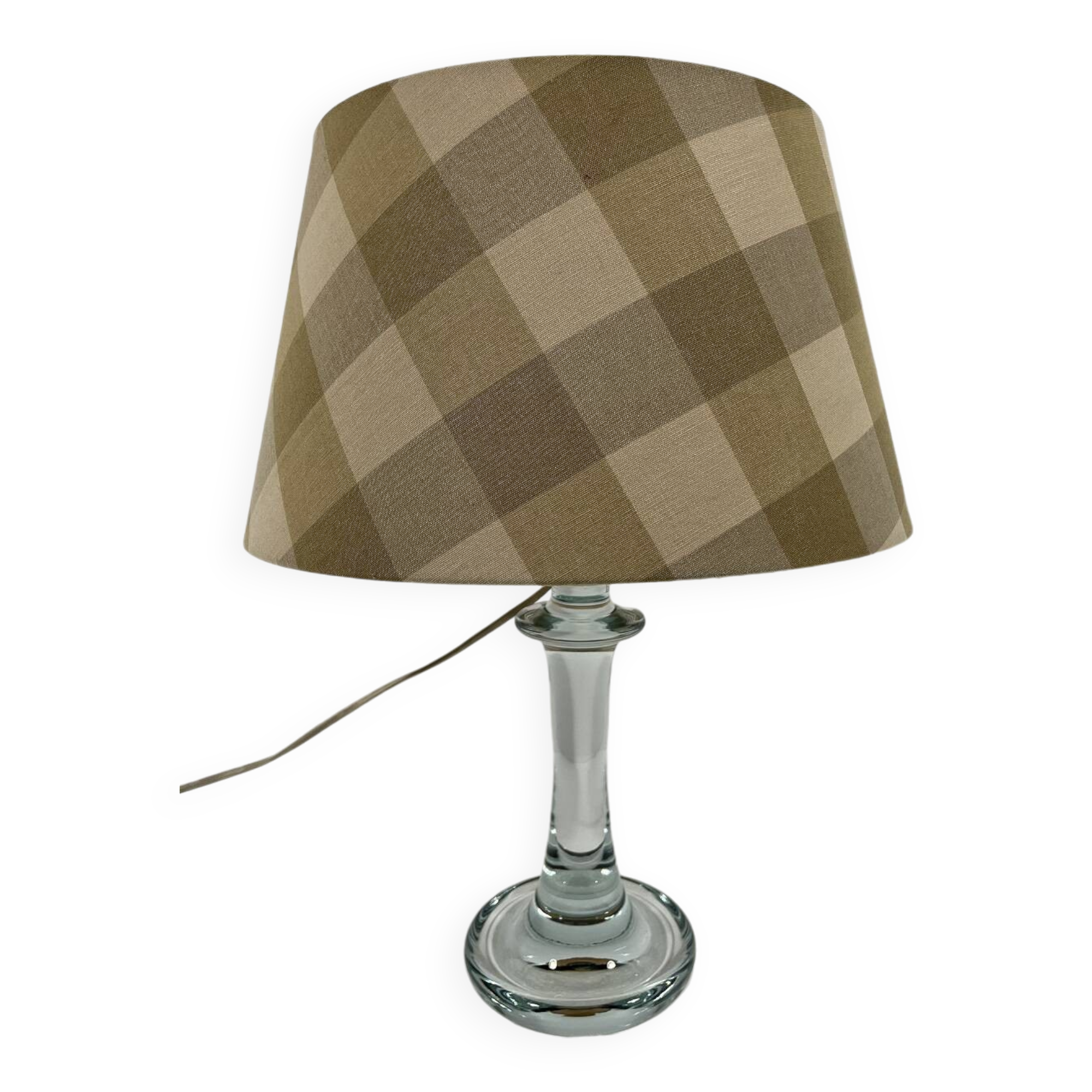 Holmegaard glass table lamp Astoria 1970's