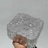 Round wall or ceiling light in glass