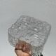 Round wall or ceiling light in glass