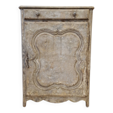 Buffet ancien 1 porte/confiturier patiné