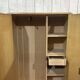 Art Deco mirrored cabinet from the 1950s in beech