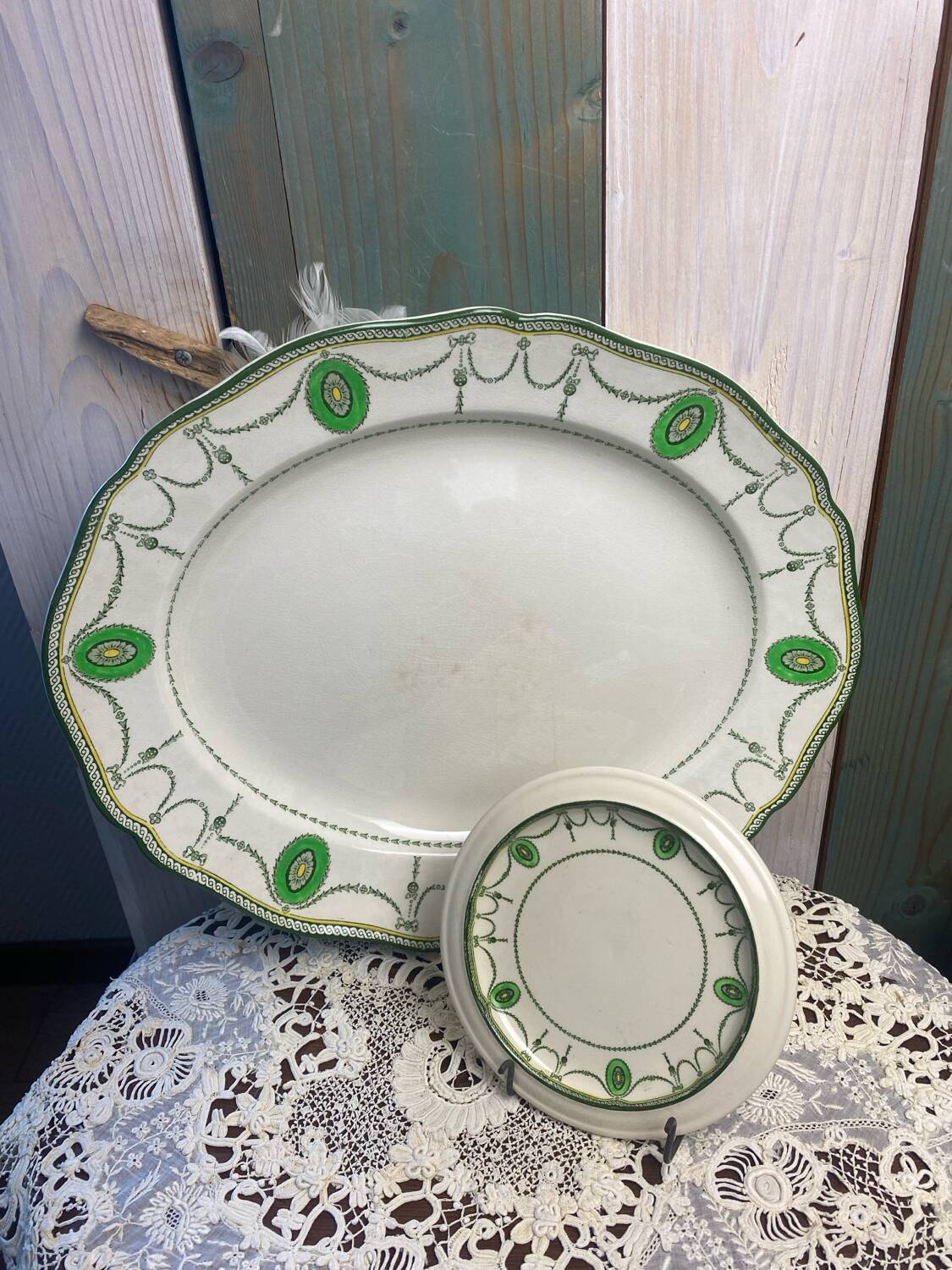 Large Royal Doulton Countess Pattern Antique Platter