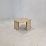 Italian Travertine Coffee Table, 1980's