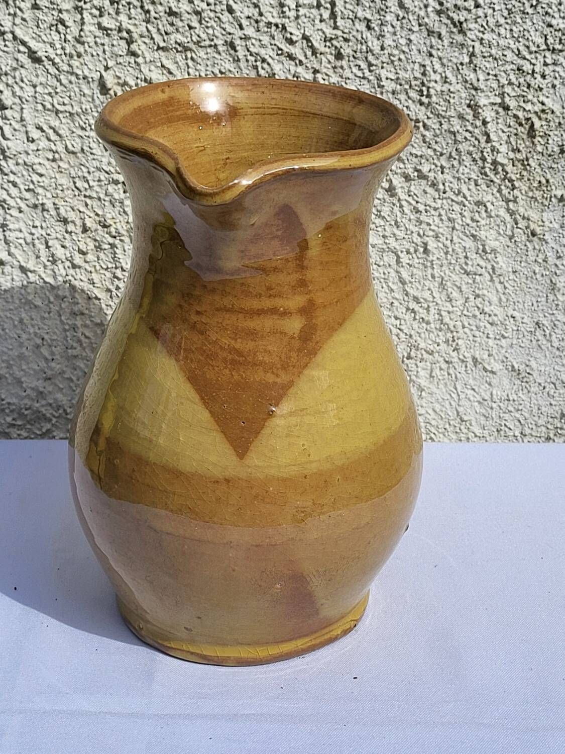 Terracotta pitcher