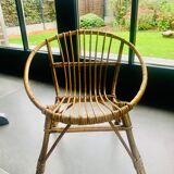 Rattan armchair