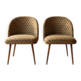 Paire de fauteuils style mid-century Antonín Šuman rembourrés des années 1960 Tchèques