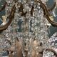 Antique XXL bronze chandelier 15 candles