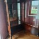 Louis XVI style mahogany display cabinet with one door