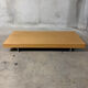 Jeu de 2 tables basses design Molteni&C, bois clair et laqué gris p