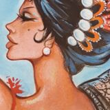 Painting flamenco dancers signed Okley