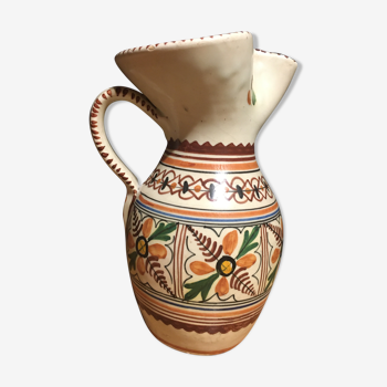 Pitcher italian ceramics Sanguino Toledo