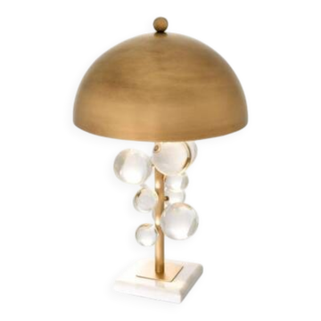 Floral table lamp