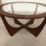 Round Astro coffee table by G-Plan teak 60s