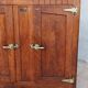 Butcher's buffet ice chest from the Art Deco period in oak