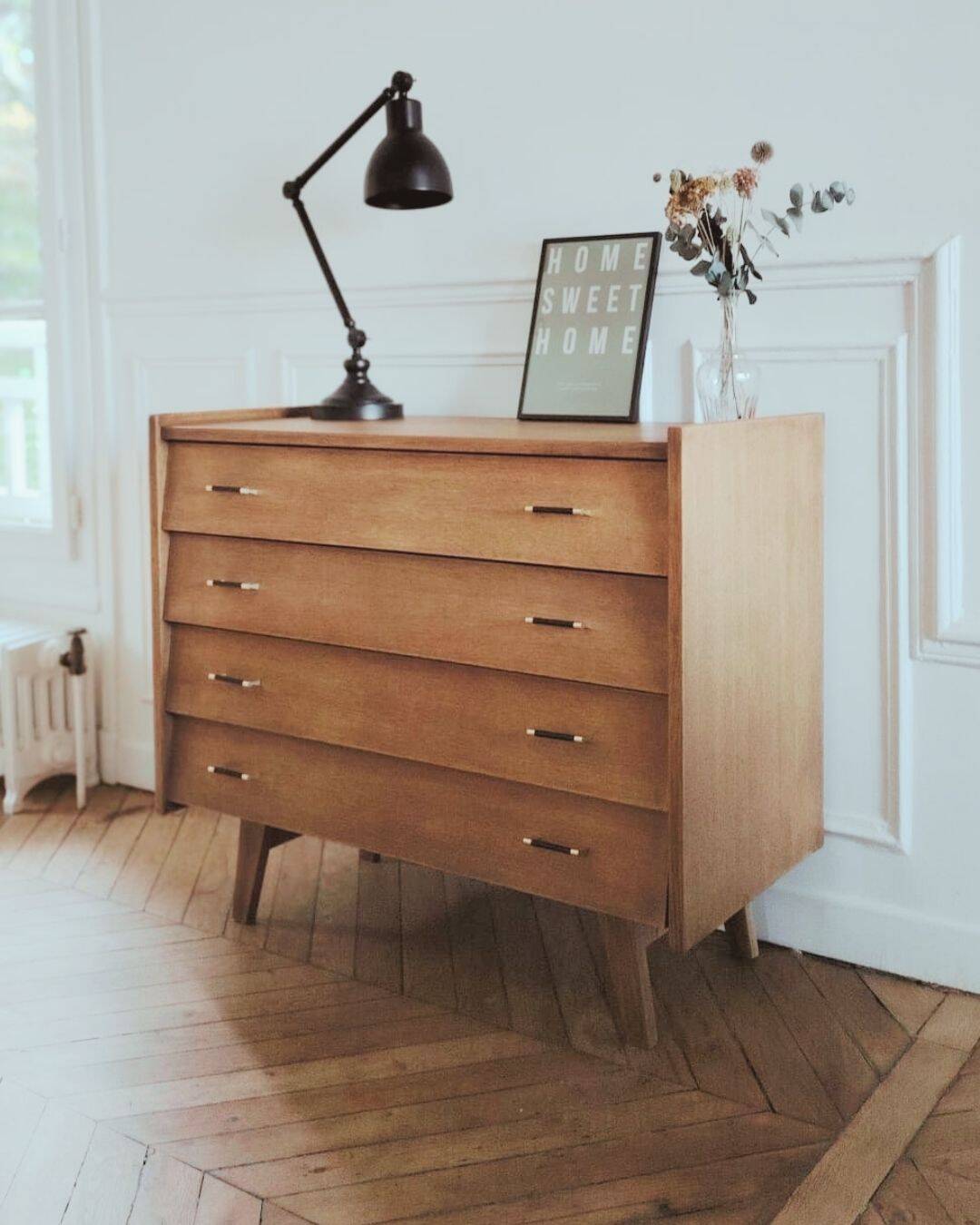 Renovated chest of drawers, 1950s-60s