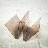 Plexiglas design magazine holder