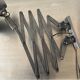 Old industrial accordion lamp