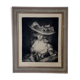 English engraving: Young woman with a hat, signed Waltner, dated 1880 SC265