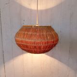 Vintage Scandinavian style rope pendant light