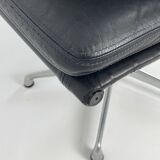 Coussin souple Icf EA208 en cuir noir