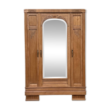 Art Deco oak wardrobe (renovated)