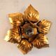 FL wall lamp in gilded metal design 70s