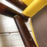 Rosewood leather chairs by Arne Vodder for Sibast