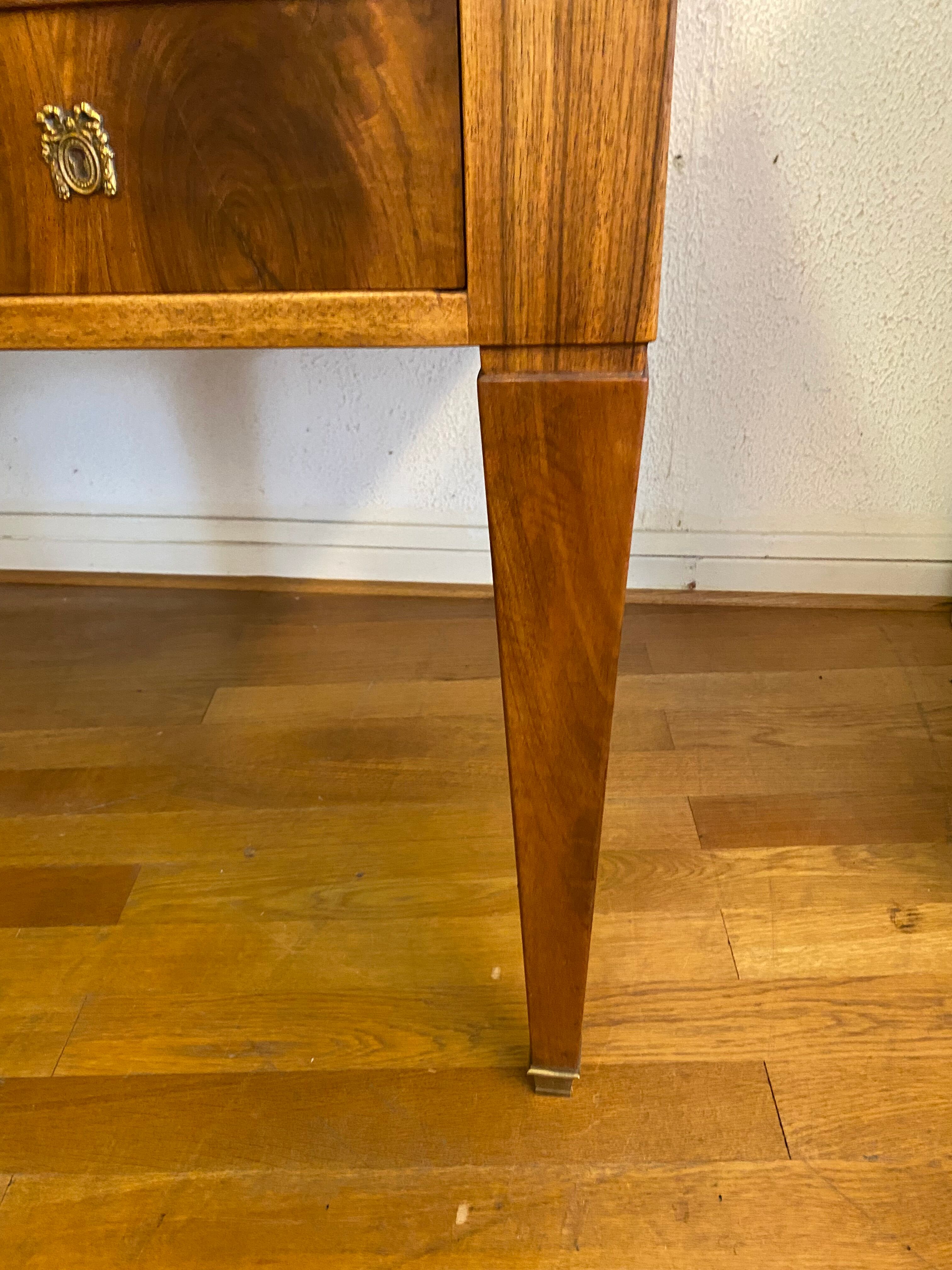 Bureau Louis Philippe en acajou blond